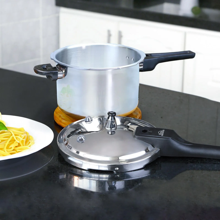 Olla a Presión Home Elements de 11 Litros Con Tapa en Acero Inoxidable HEPC11LLSS