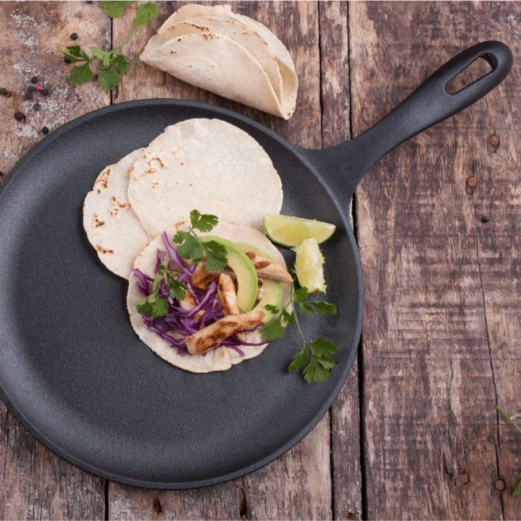 Plancha Comal de Hierro Fundido Victoria de 26,6 Cm 34504