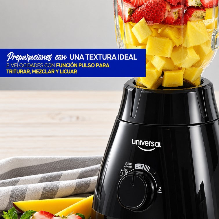 Licuadora Universal Vital Glass de 1.7 Litros de 300W L50886